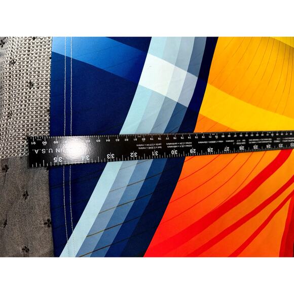 Savalino 1/4 Zip Men’s Bowling Shirt 8XL Geometric Design - Picture 9 of 9